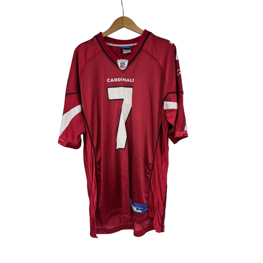 Reebok NFL Arizona Cardinals Matt Leinart 7 Jersey Mens Large Red Football